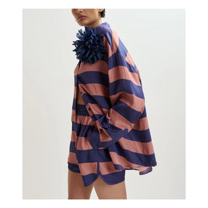 Essentiel Antwerp - Jalana Striped Shorts | Blue