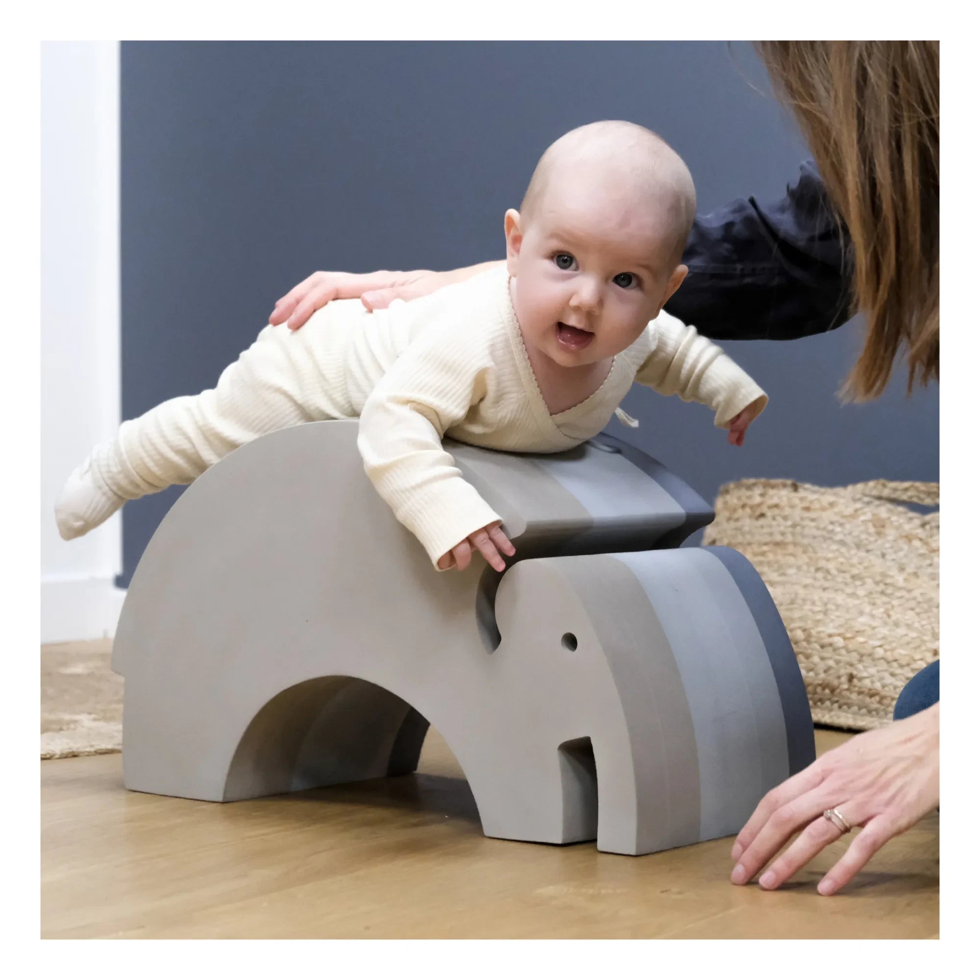 BObles - Elephant EVA Rocking Furniture | Blue