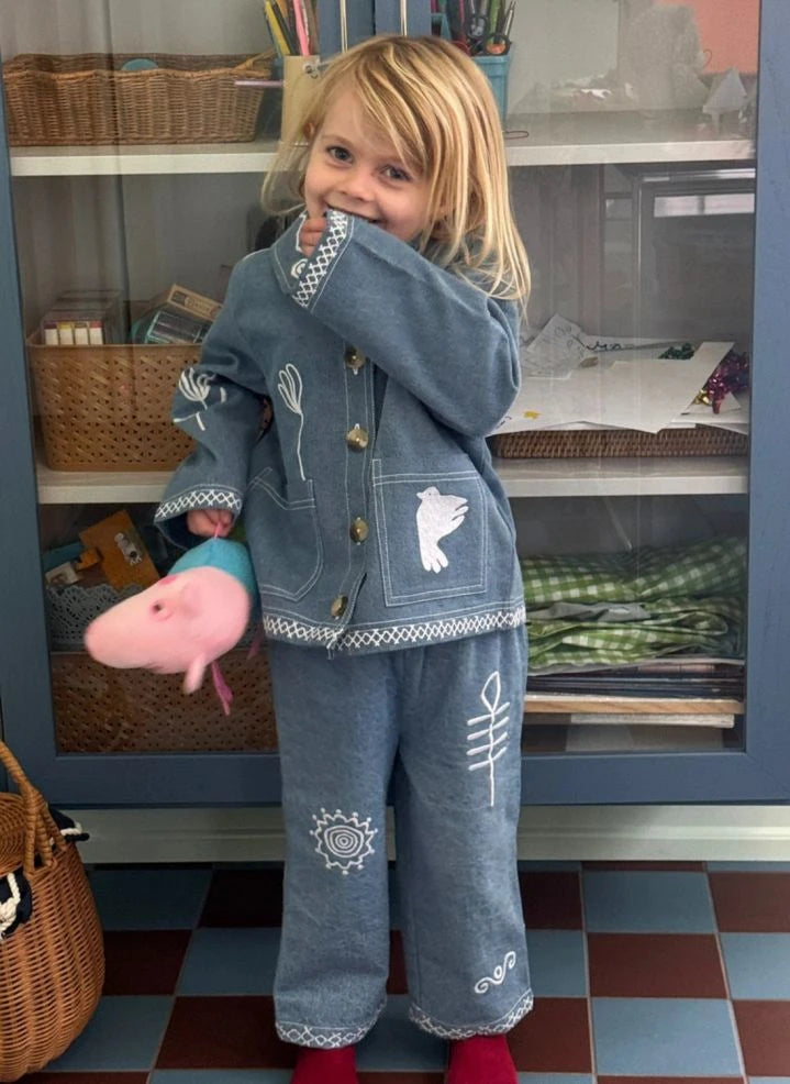 SISSEL EDELBO - My Denim Ceket - Çocuk koleksiyonu | Açık Mavi