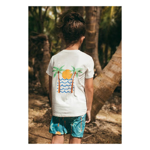 Pepita & Me - Isla Bonita Printed T-Shirt | White