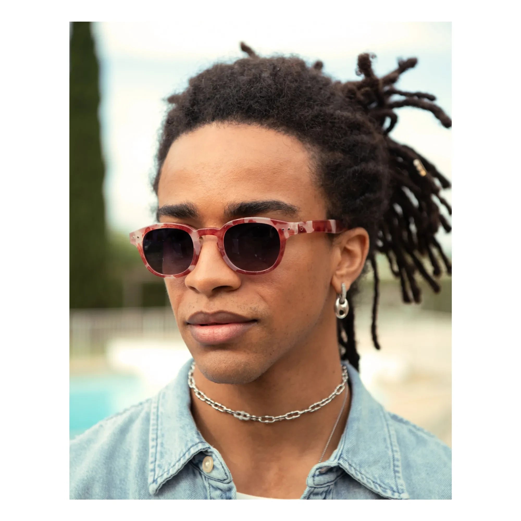 IZIPIZI - Polarized Sunglasses #C | Red