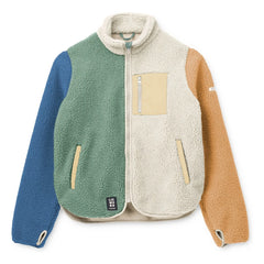 Liewood - Nelson Color Block Recycled Fiber Sherpa Jacket | Green