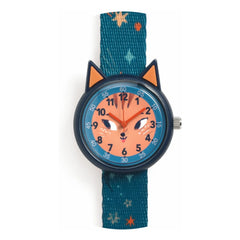 Djeco - TICLOCK - Squirrel Clock | Dark Blue
