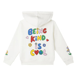 Stella McCartney Kids - Floral Hooded Sweatshirt | Ivory