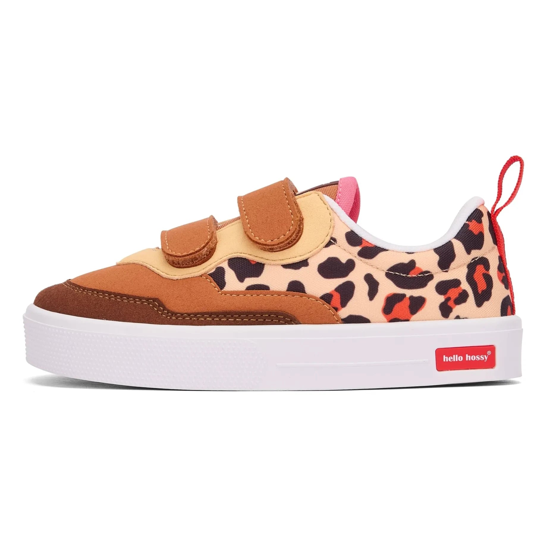 Hello Hossy - Leopard Scratch Sneakers | Cream