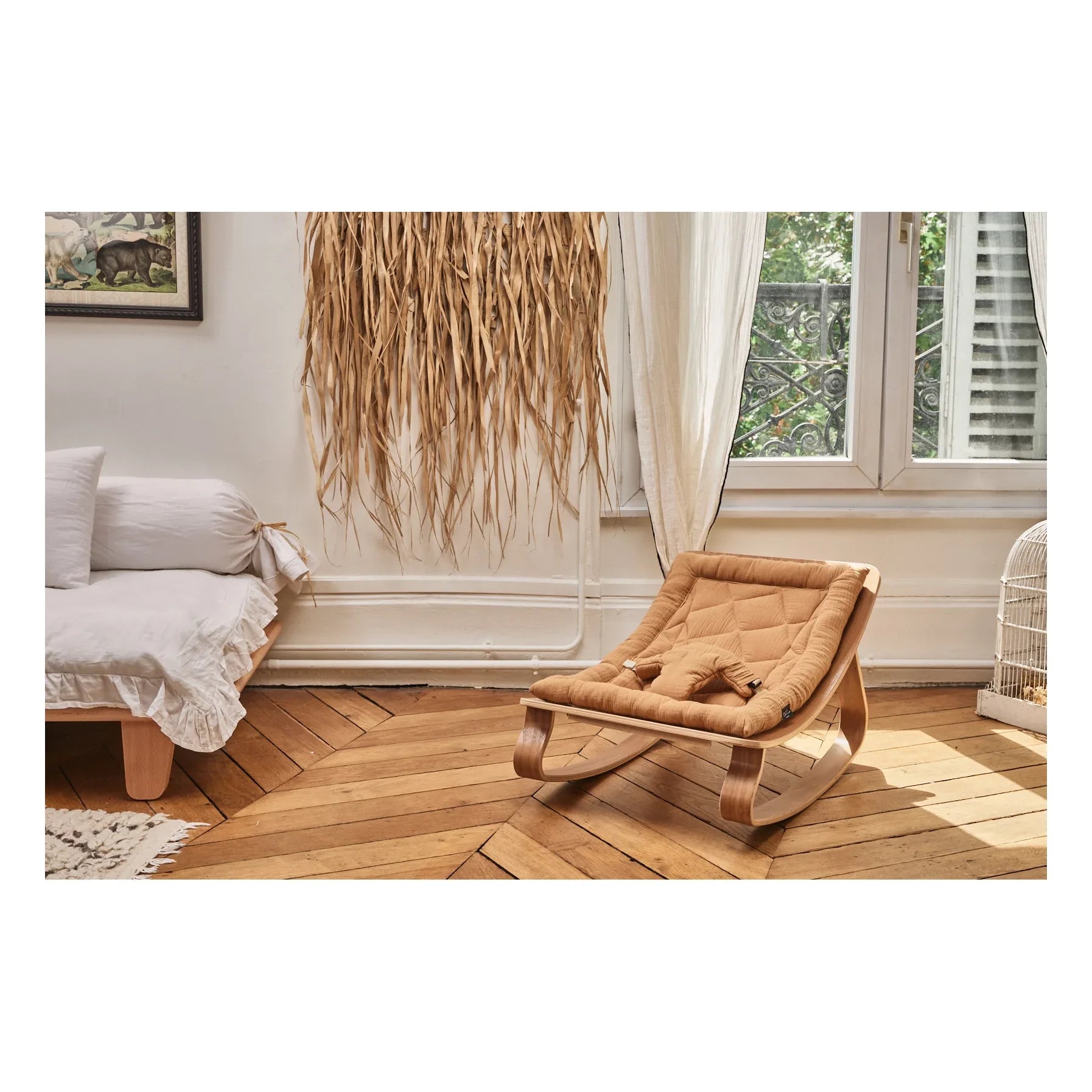 Charlie Crane - Levo Baby Rocking Chair Cushion | Camel