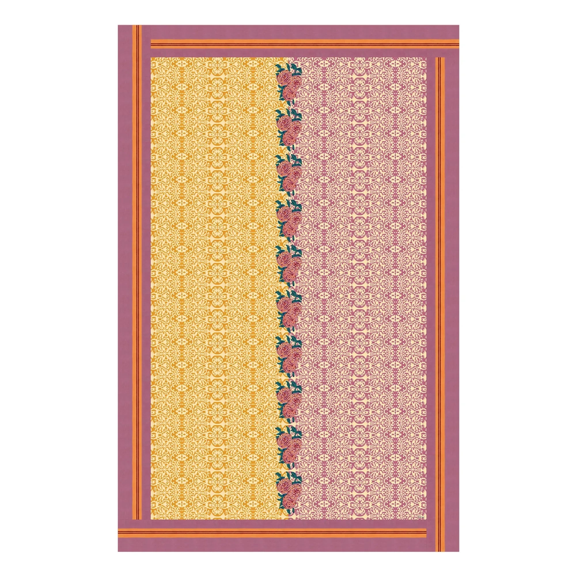 Lisa Corti - Dam Dam Tablecloth | Straw Yellow