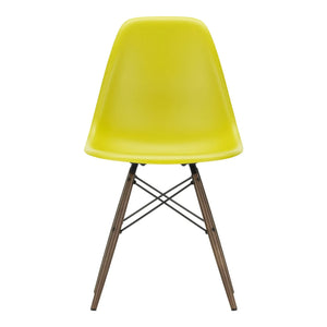 Vitra - DSW plastic chair - Maple wood base - Charles & Ray Eames | Mustard