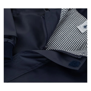 Petit Bateau - Iconic Raincoat Made from Recycled Fibers | Navy Blue