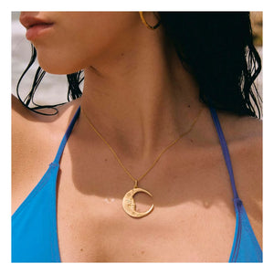 Alhaja - Luna Necklace | Gold