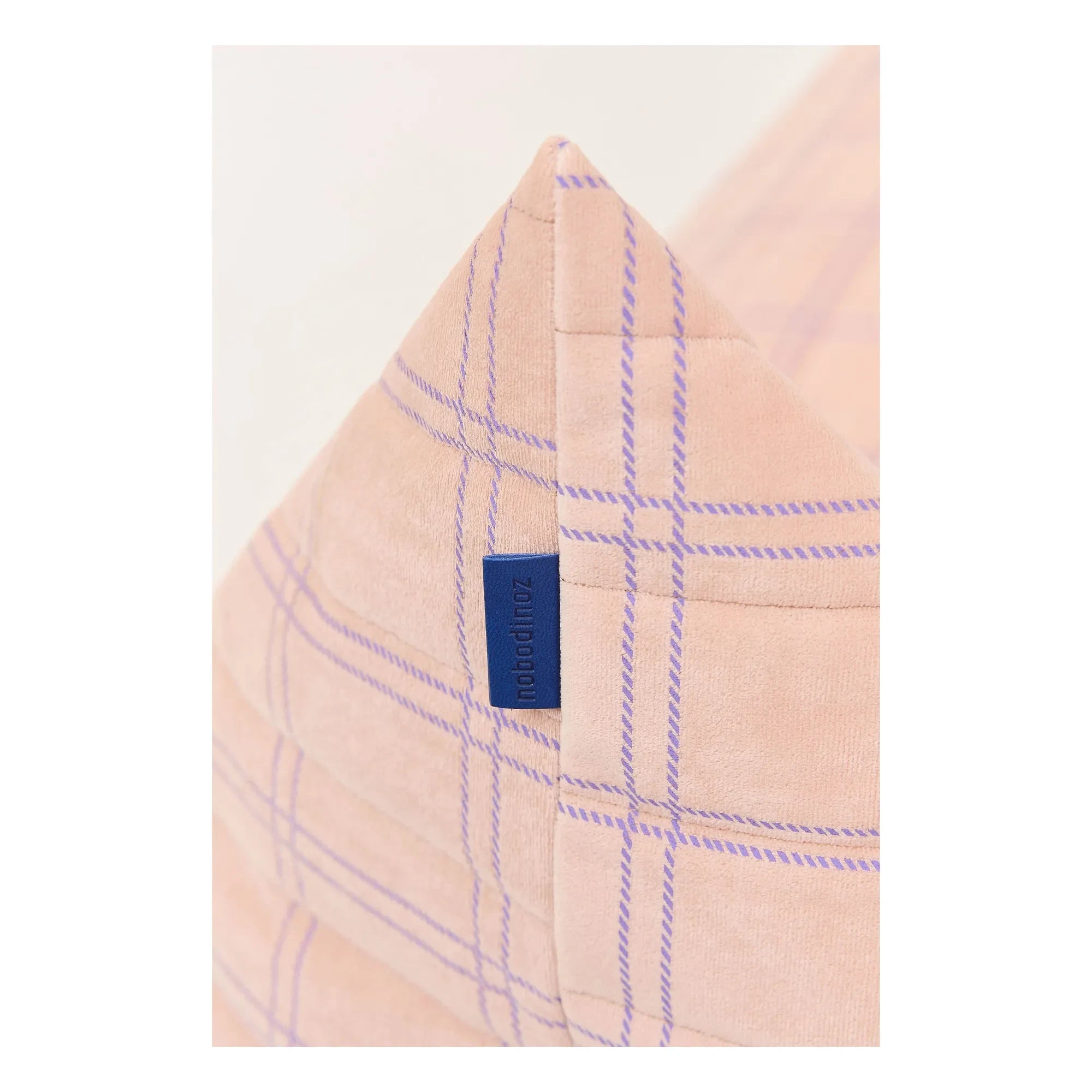 Nobodinoz - Eco-velvet Long Puff | Yellow