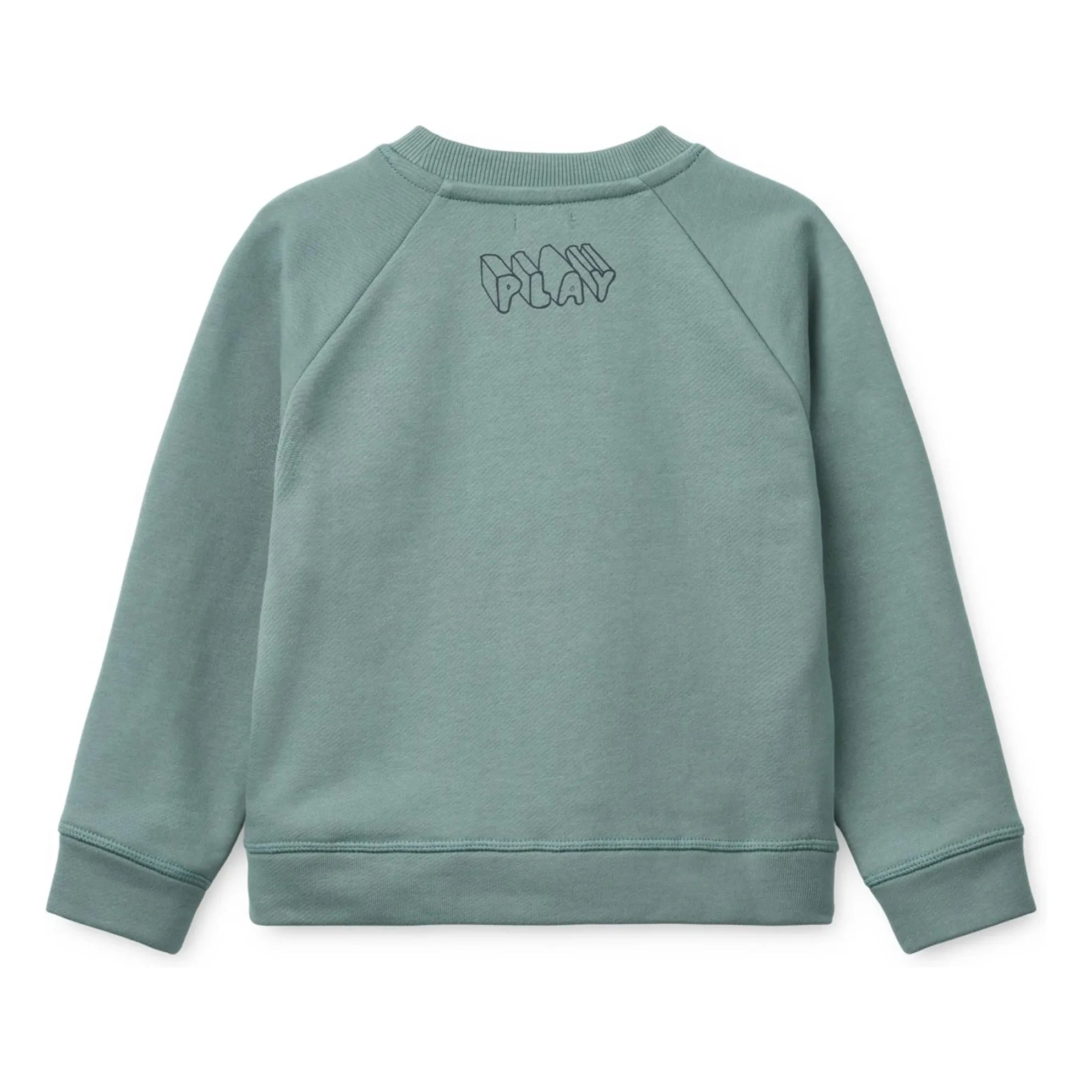 Liewood - Orson Play organik pamuk sweatshirt | Mavi Yeşil