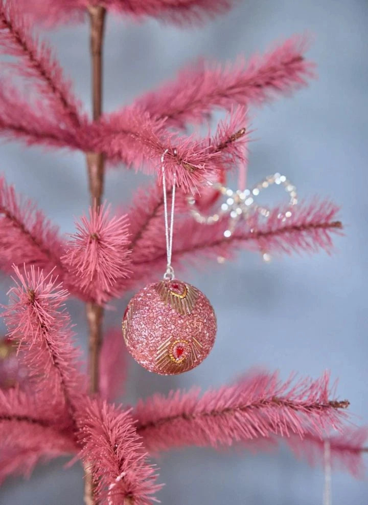 Rice - Velvet Christmas Ornaments - 3-Piece Set | Multicolor