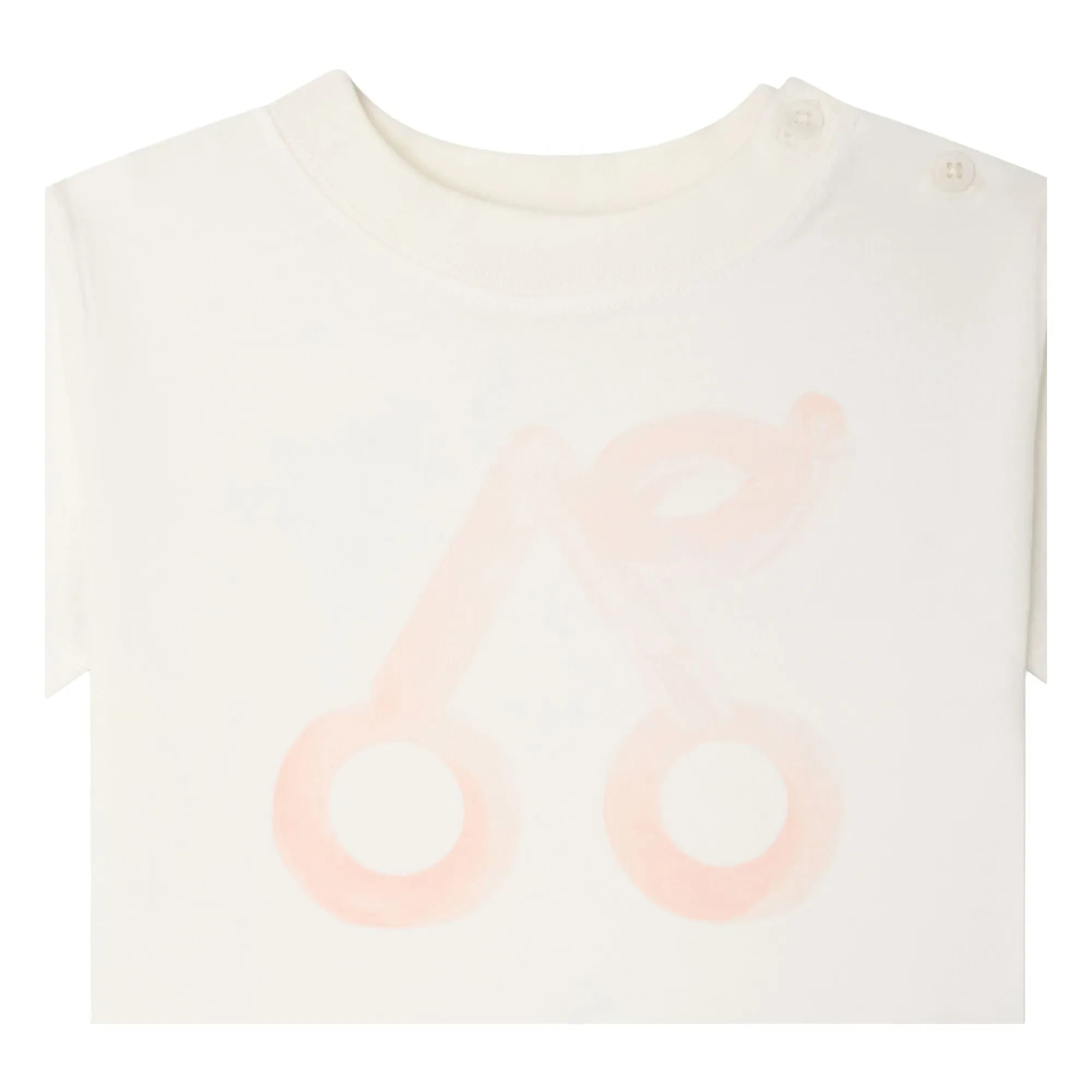 Bonpoint - Cai Cerise Organic Cotton T-Shirt | Cream