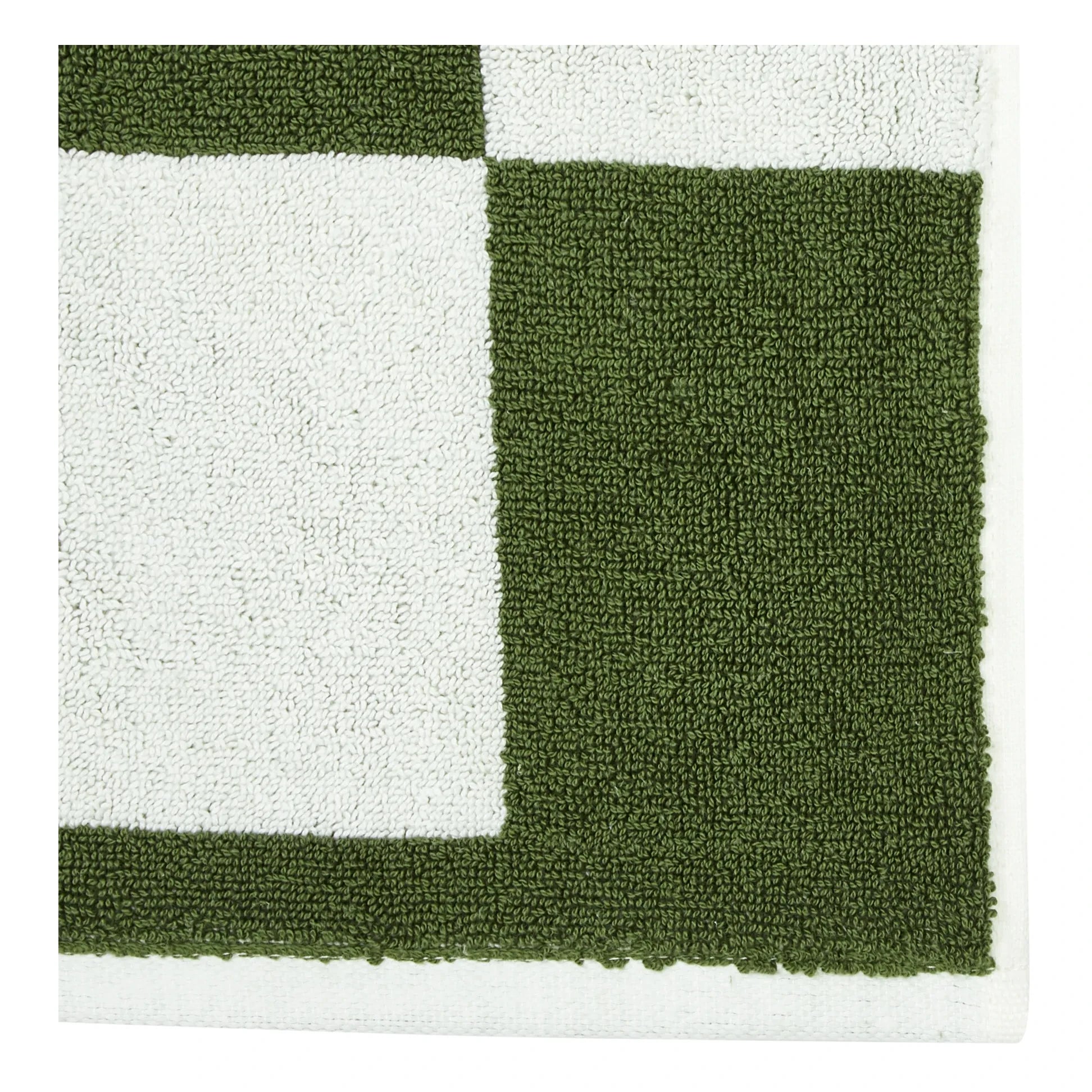 Hay - Checkerboard Bathroom Mat | Matcha Green