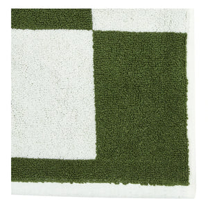 Hay - Checkerboard Bathroom Mat | Matcha Green