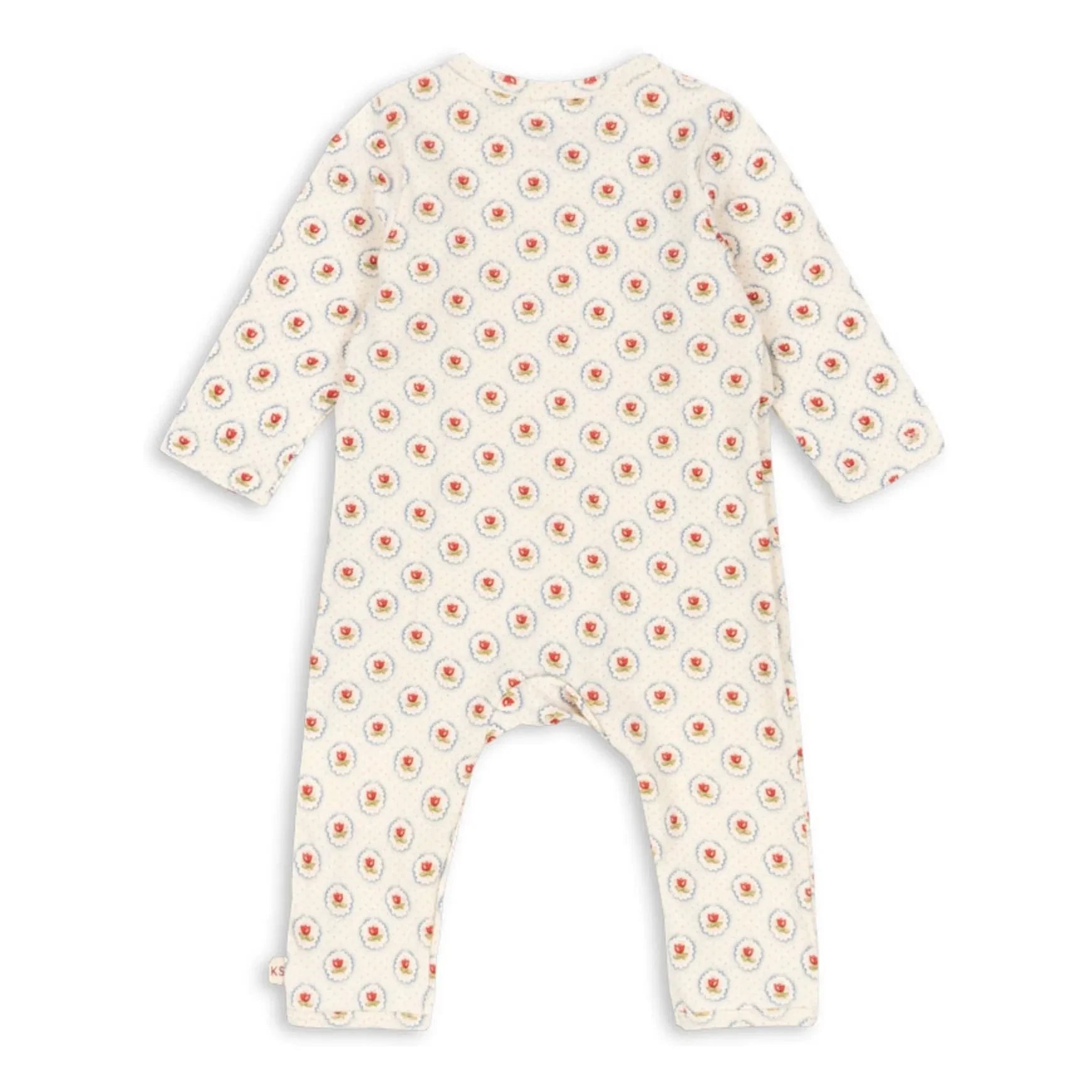 Konges Sløjd - Geometric Organic Cotton Romper | Ecru