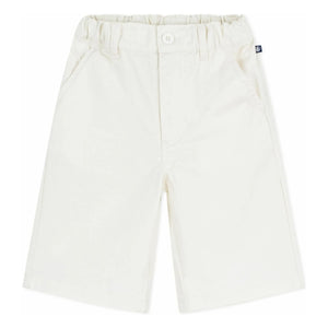 Petit Bateau - Solid Twill Bermuda Shorts | Ecru