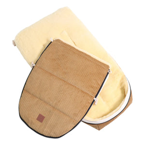 Kaiser - Filius Lamb Leather Universal Shoe Cover | Camel