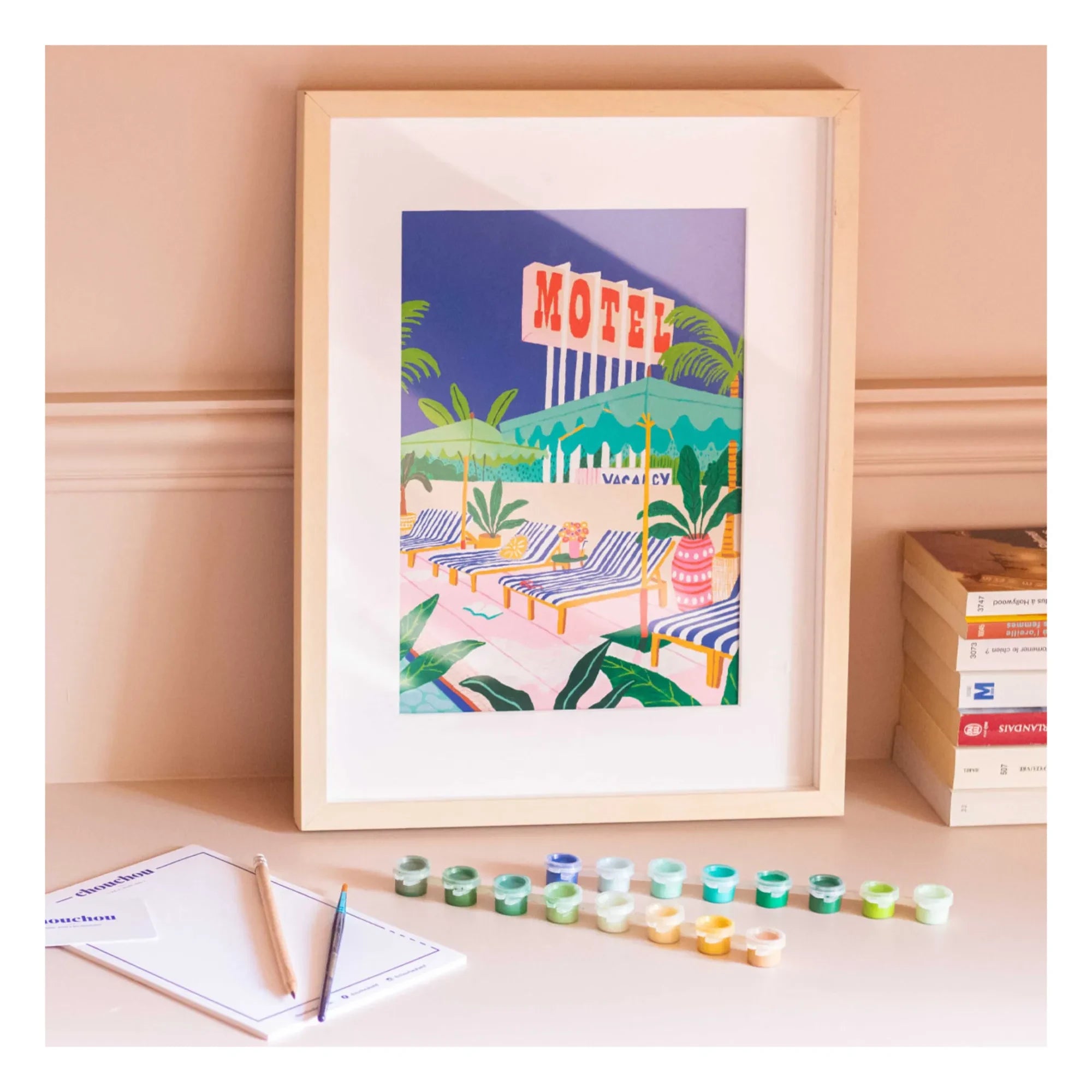 La Petite Épicerie - Numbered Coloring Set - The Motel Pool