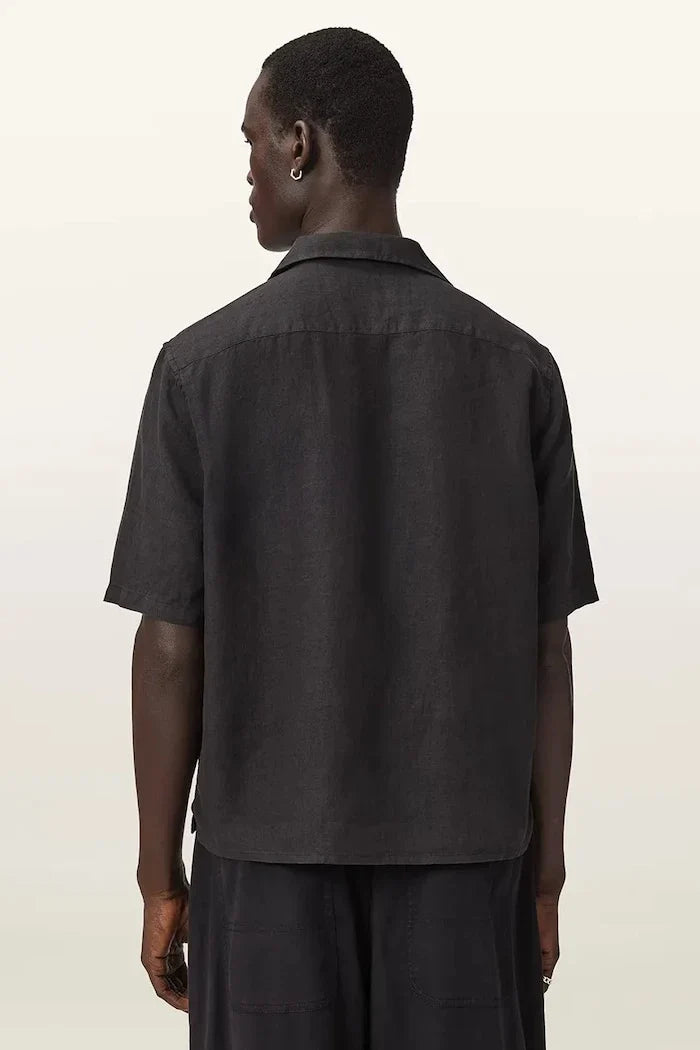AllSaints Erkek Keten Gömlek KLAVICLE