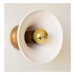 Masamé - Gigaro raw ceramic wall lamp | Warm White