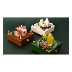 Wooderful Life - Autumn Train Wooden Music Box