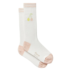 Bonpoint - Latris Cherry Socks | Cream