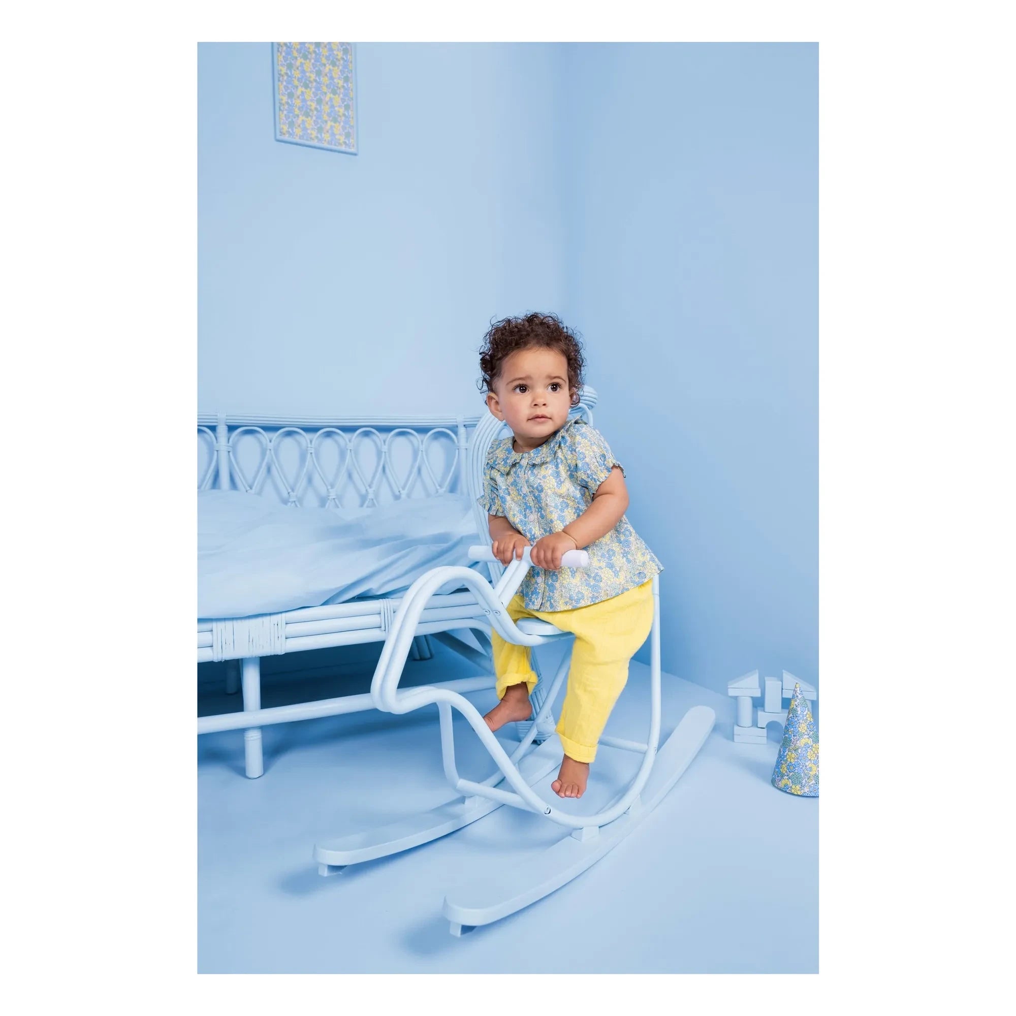 Bonton - Laos Cotton Gauze Pants | Yellow