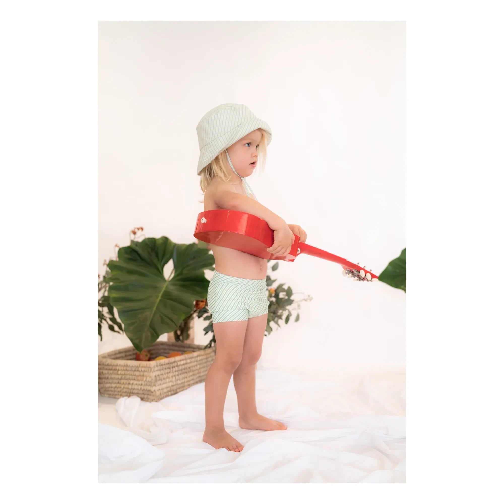 Ina Swim - Striped Bob Vali | Green