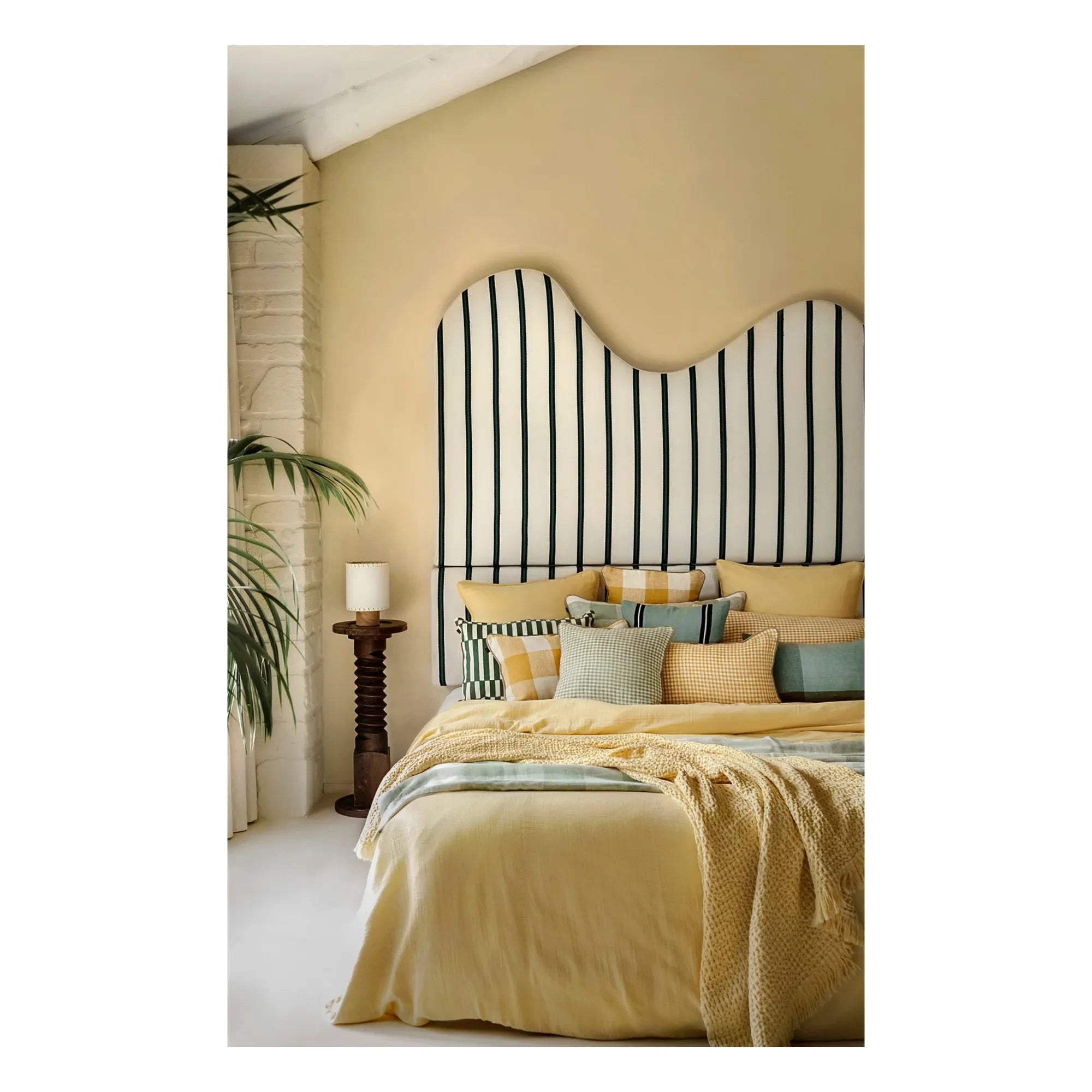 Haomy - Dili cotton voile duvet cover | Straw Yellow