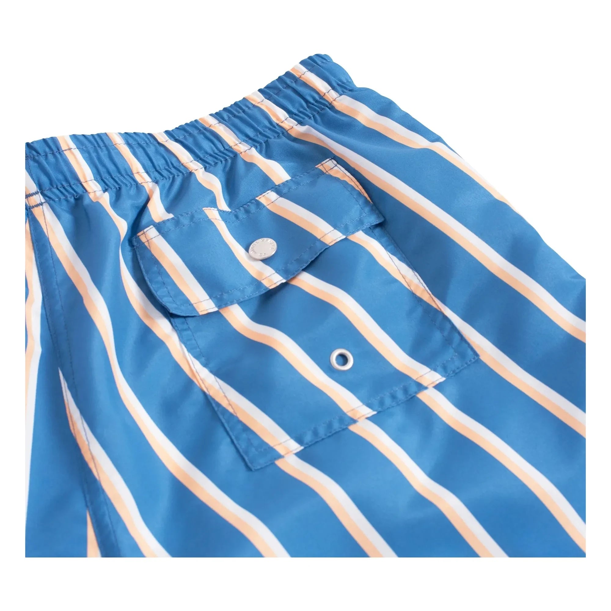 Bather - Striped Swimsuit Shorts | Blue