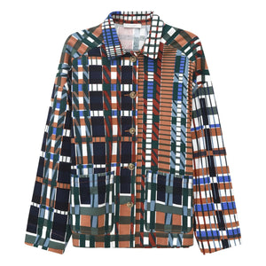 Mapoésie - Mina Utopie Cotton Jacket | Blue