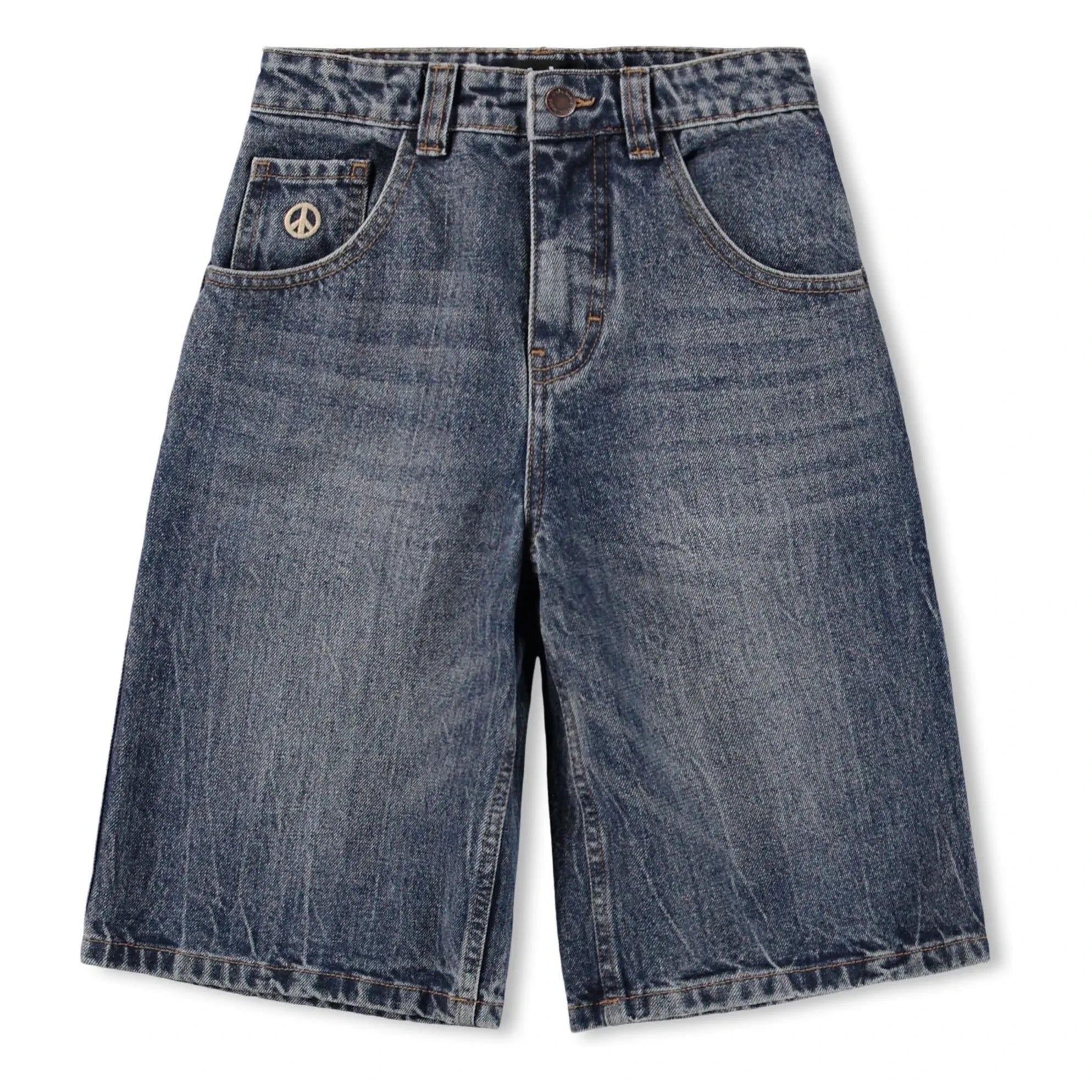 Molo - Alphie Organic Bermuda Denim Pamuk | Mavi