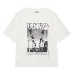 Anine Bing - Louis T-shirt | Beyaz
