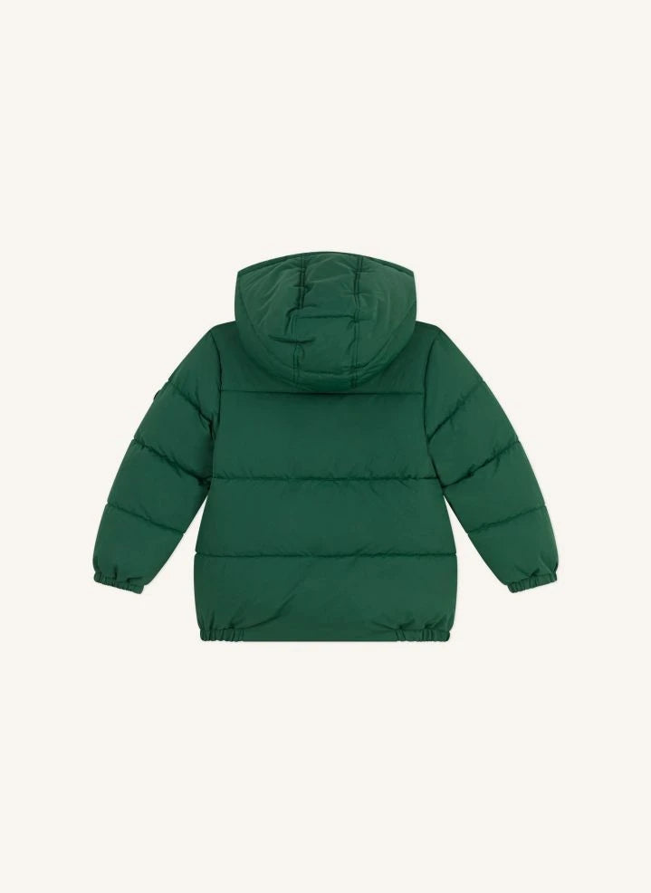 Petit Bateau - Düz Desenli Dolgulu Mont | Krom yeşili
