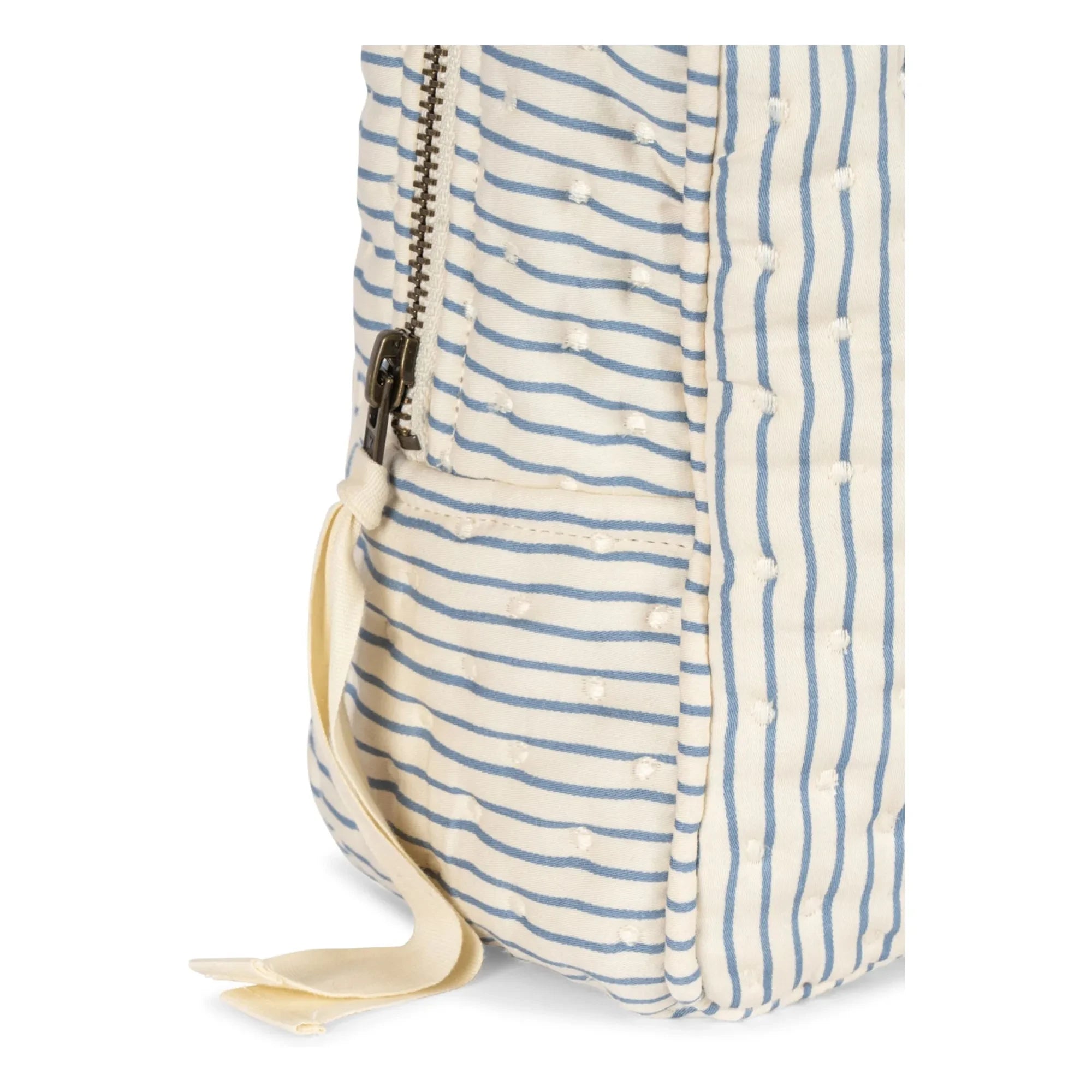 Konges Sløjd - Large Striped Makeup Bag | Blue