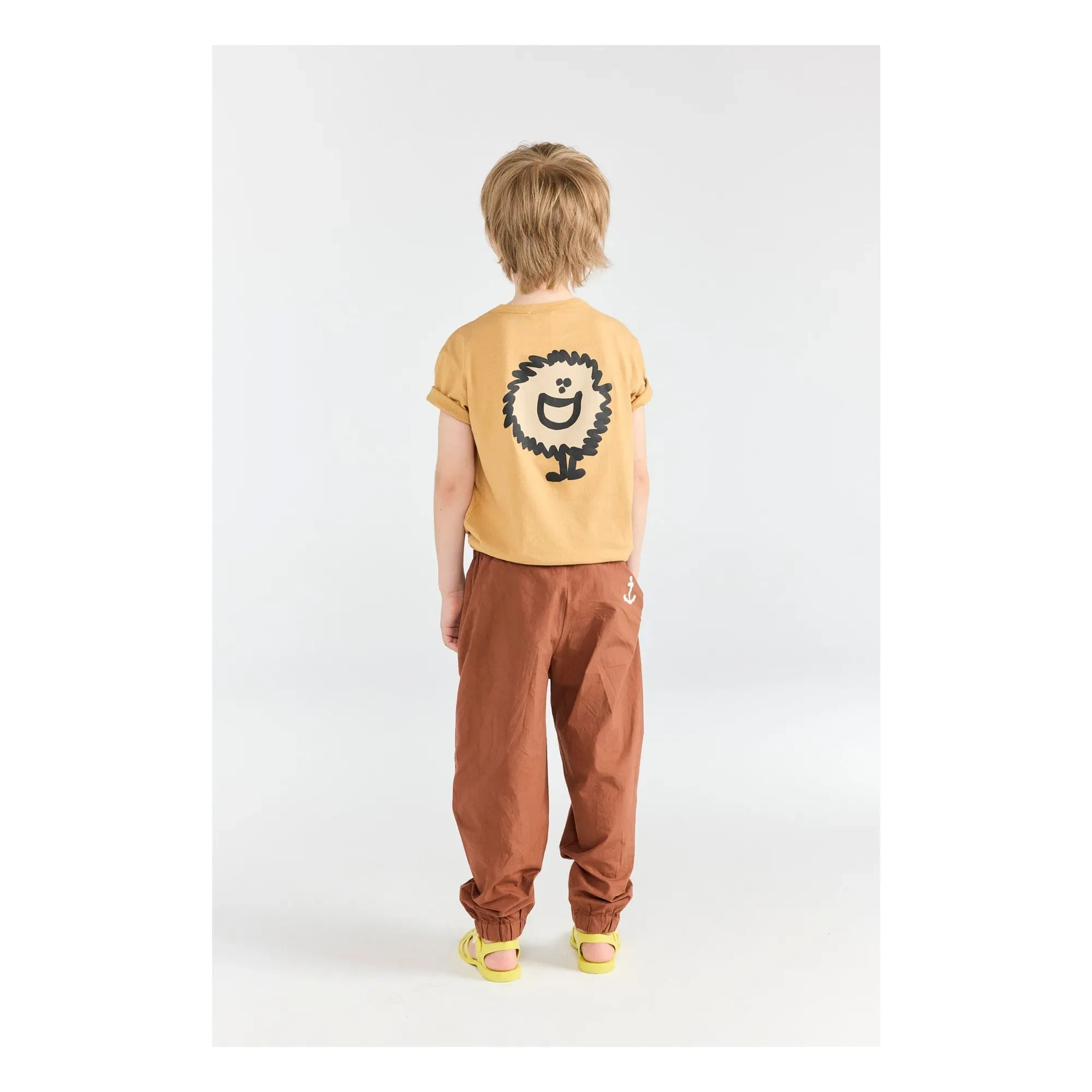The Animals Observatory - Rooster The Animals Observatory Organic Cotton T-Shirt | Camel