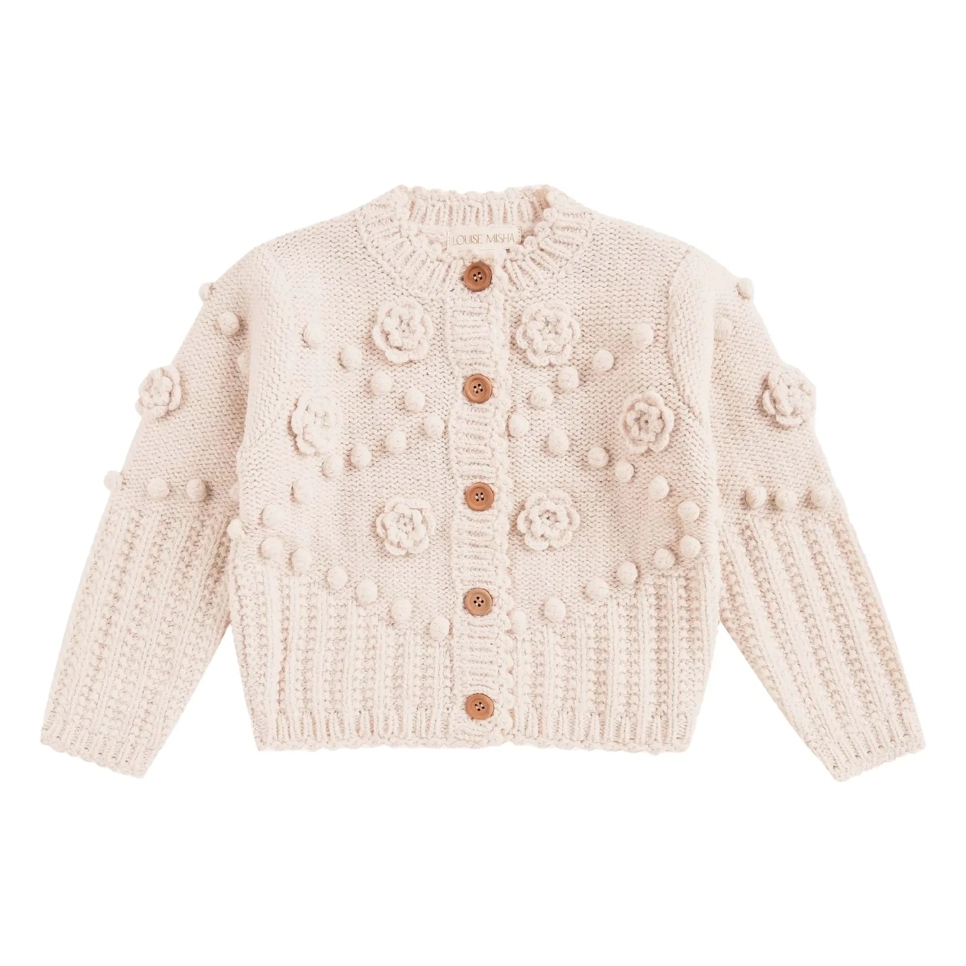 Louise Misha - Sandy Laine Cardigan | Cream