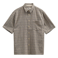 Anerkjendt - Akotto Small Plaid Shirt | Brown
