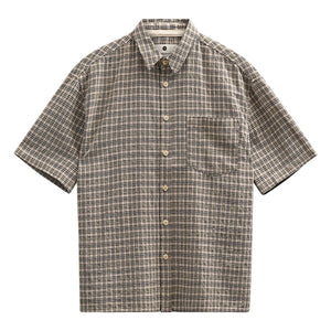 Anerkjendt - Akotto Small Plaid Shirt | Brown