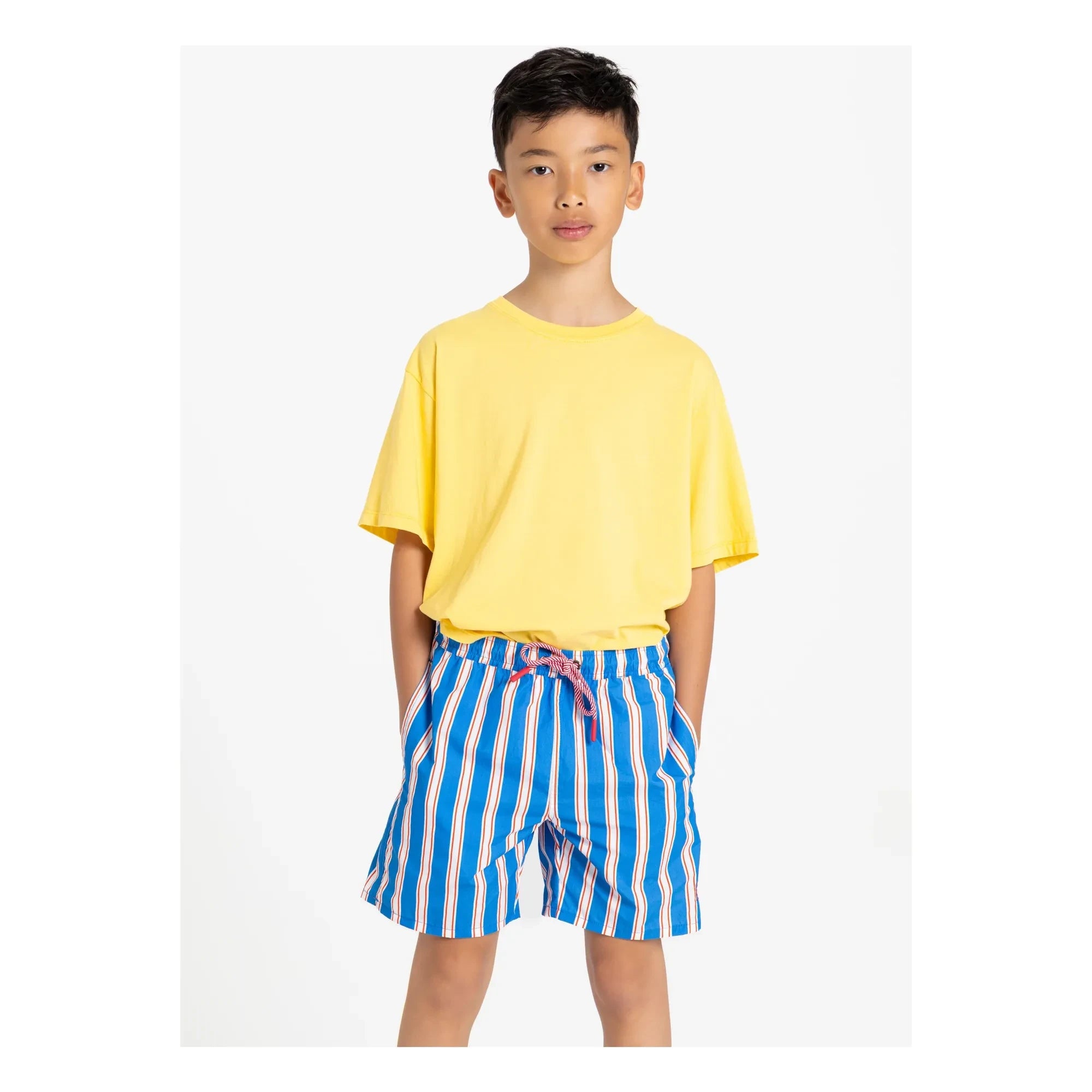 Smallable Kid - Nils Organic Cotton T-shirt | Fluorescent Yellow
