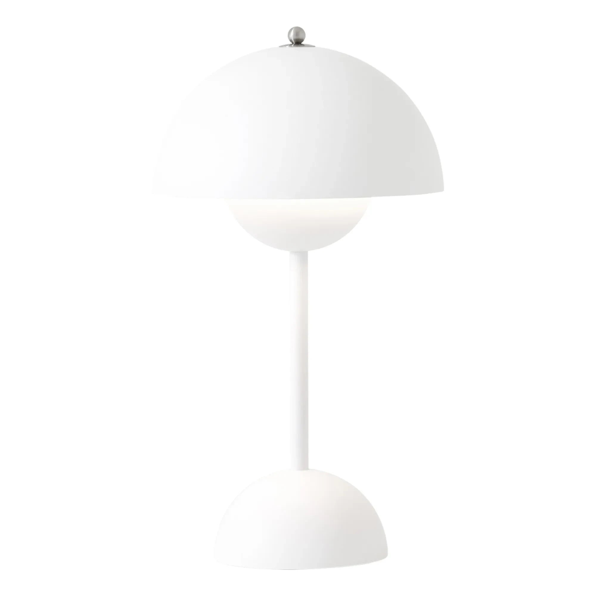 & Tradition - VP9 Flowerpot Taşınabilir Masa Lambası, Vernon Panton | Beyaz