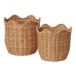 Broste Copenhagen - Lola Rattan Storage Baskets - Set of 2