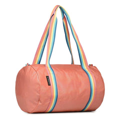 Caramel & Cie - Iridescent Weekend Bag | Coral