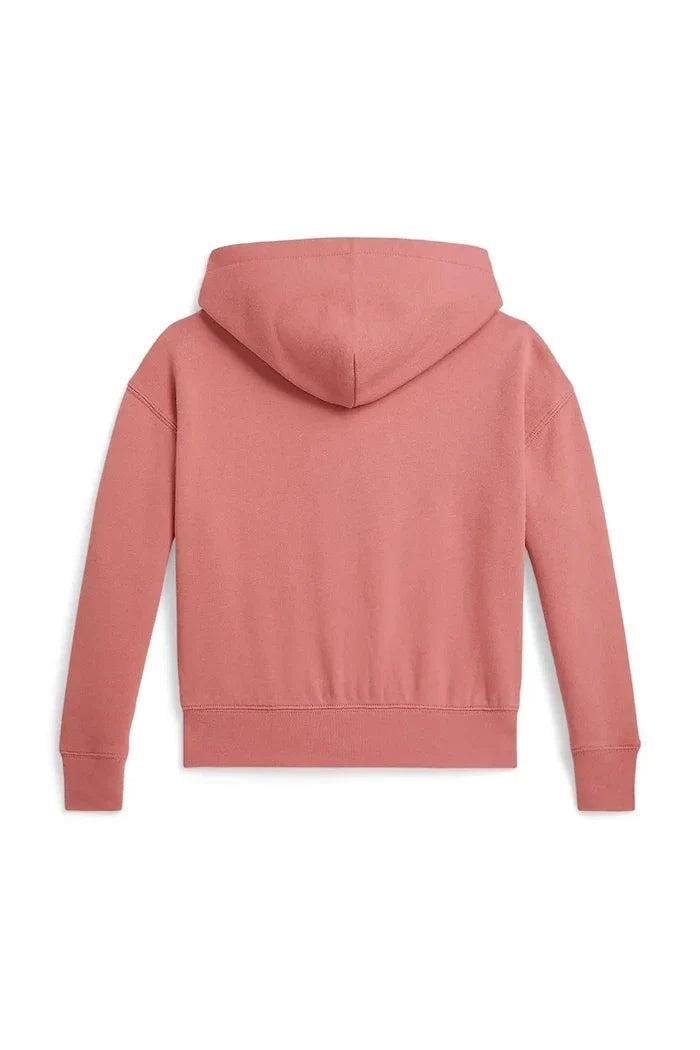 Polo Ralph Lauren çocuklar için pamuklu fermuarlı kapüşonlu sweatshirt