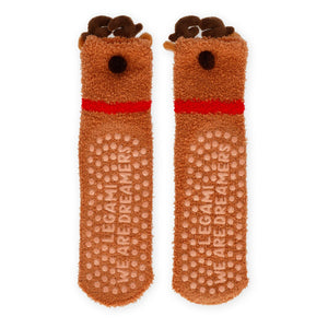 Legami - Reindeer Non-Slip Socks Adults - A Perfect Fit!