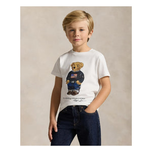 Ralph Lauren - Bear Jersey T-Shirt | White