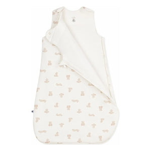 Petit Bateau - Organic Cotton Bear Sleep Suit | White