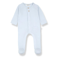 1+ in the family - Ribbed Pajama Pau | Light Blue